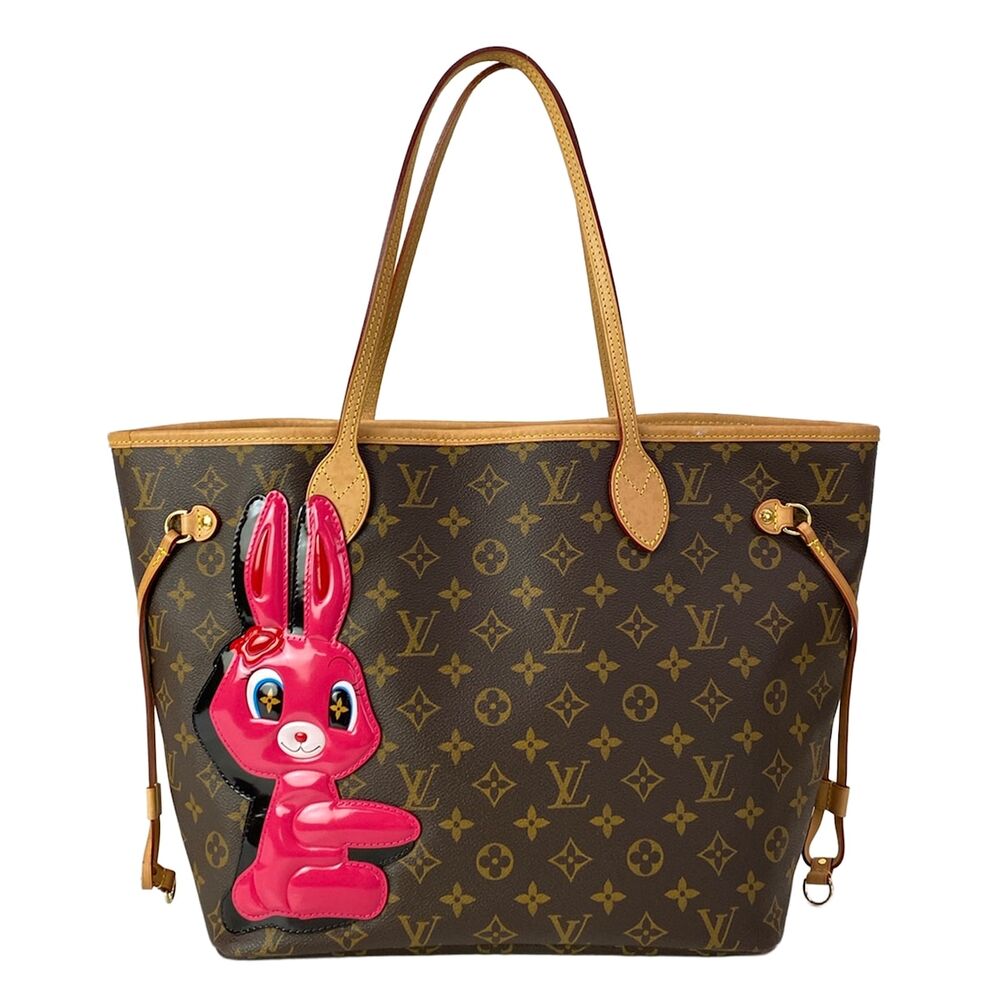 Louis Vuitton Neverfull MM LV SUN YITIAN Tote Bag M47200 Monogram Pink
